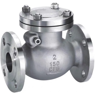 สวิงเช็ควาล์ว หน้าแปลนเหล็ก JIS 10K ขนาด 2-4 (Cast Iron Swing Check Valve Flange 10K)