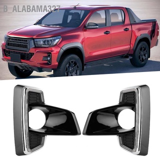 Alabama327 หลอดไฟตัดหมอก Led Drl สําหรับ Hilux Revo 15‐20