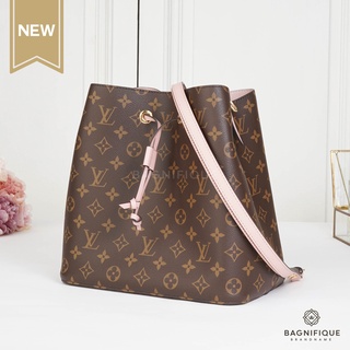 LOUIS NEONOE MM MONOGRAM BABY PINK