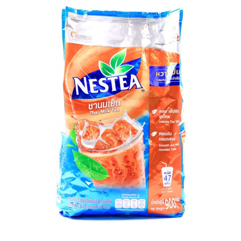 🥤☕️ ชาเย็น ชานมเย็น ชาไทย เนสที ไทย มิลค์ ที ตรา Nestea Thai milk tea ชานม ชาไทย ชาสำเร็จรูป เครื่อง