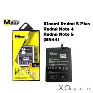 Mezz แบตเตอร์รี่ Xiaomi Redmi 5 Plus Redmi Note 4 Redmi Note 5  (BN44) แบต Redmi5plus redmi note4 มีมอก รับประกัน1ปี