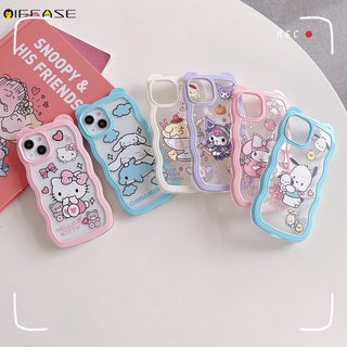 เคสโทรศัพท์มือถือใส ลายการ์ตูน Hello Kitty Cat Cinnamoroll Pachacco Dog Melody Kulomi Pom Pom Purin น่ารัก สําหรับ iPhone XS Max XR XS X