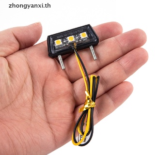 Yanxi ไฟ LED 12V กันน้ํา สําหรับติดป้ายทะเบียนรถจักรยานยนต์