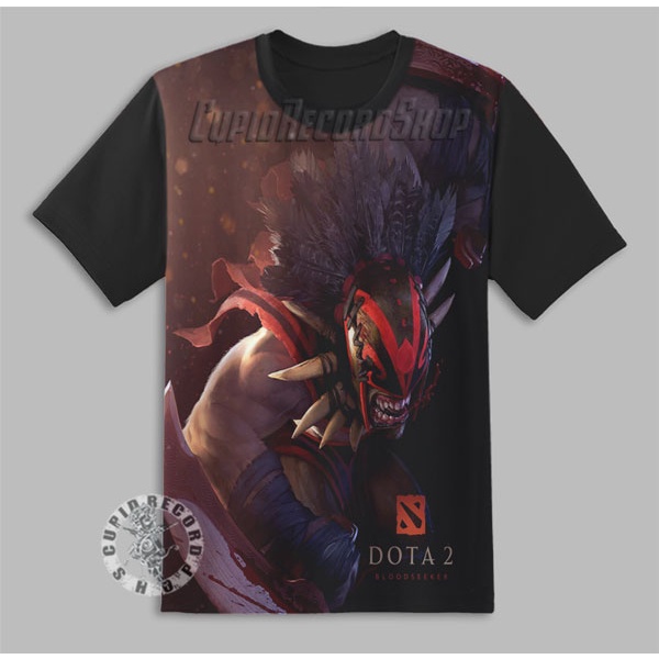 Dota 2 V1 3D เกมเด็กเสื้อยืด 3D อะนิเมะเสื้อผ้าเด็ก 3D เกม Dota 2 Bloodseeker เสื้อผ้าเด็ก