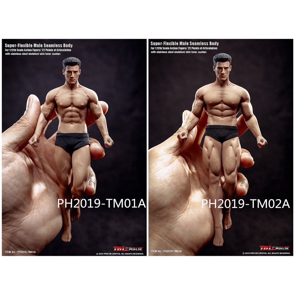 PHICEN TBLeague TM01A TM02A 1/12 Muscle Man Body
