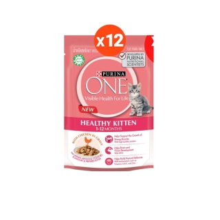 [ส่งฟรี] PURINA ONE เพียวริน่า วัน อาหารเปียกในน้ำเกรวี่ สำหรับแมว ขนาด 85 กรัม x12 ซอง (เลือกสูตรได้)