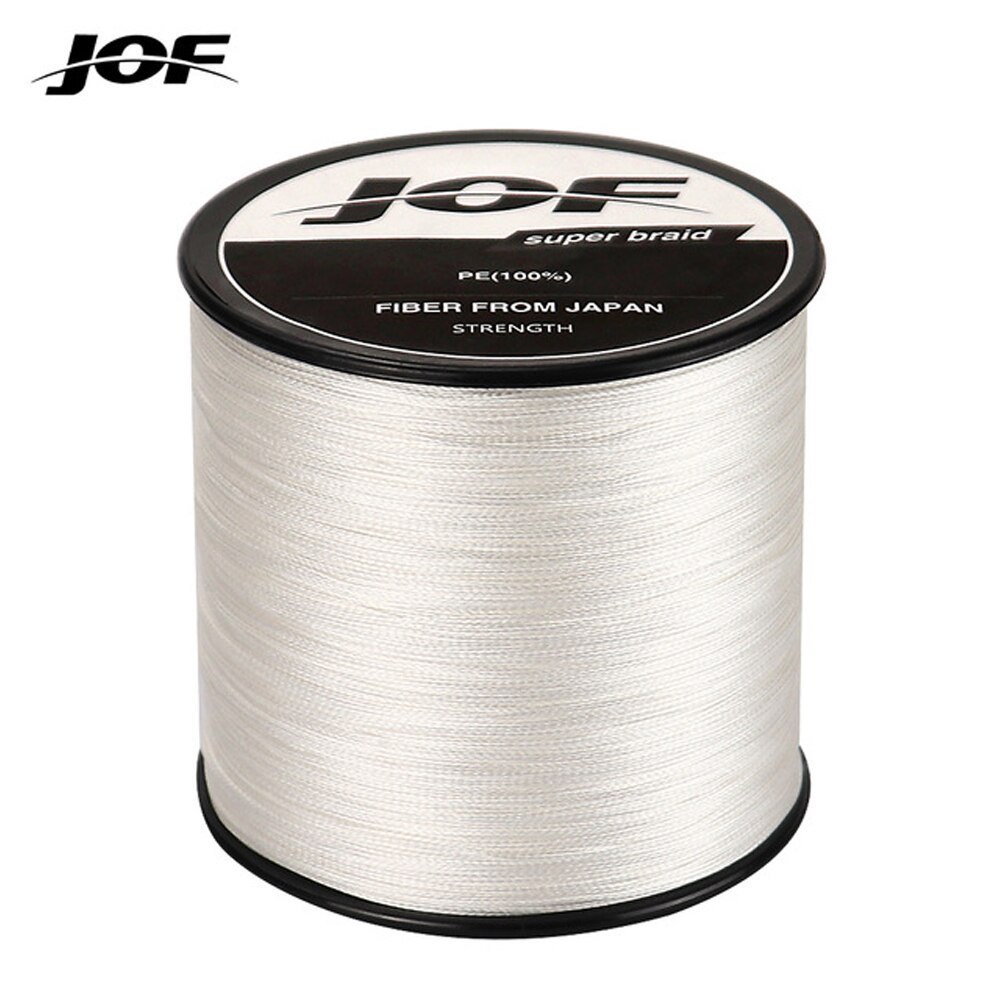 Jof สายเอ็นตกปลา PE แบบถัก 500 ม. 0.10 มม.-0.50 มม. 8LB-80LB 4 เส้น