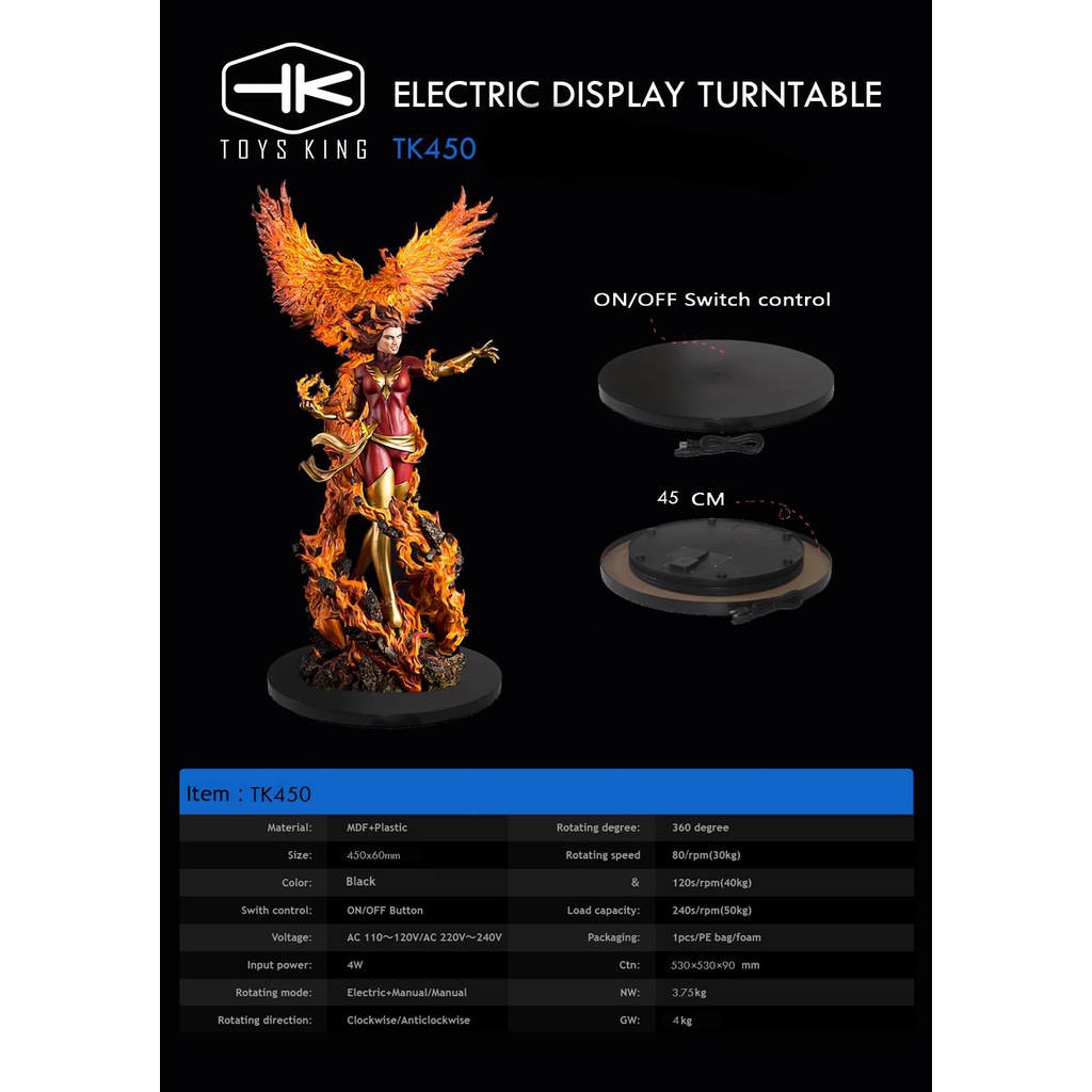 Electric Display Turntable For Statue Shopee Thailand
