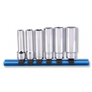 DEEN NO.DNB3L06W/AH 3/8Dr. Socket Deep Aluminum Holder Set 12P (6pcs/Set)