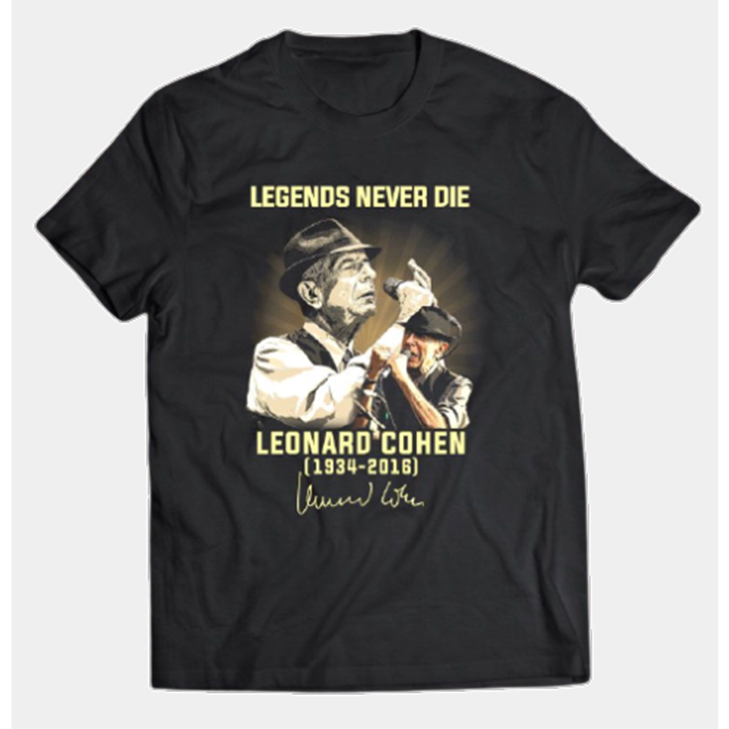 ตํานานวินเทจ Never Die Leonard Cohen ขอบคุณสําหรับ Mries ฮิปฮอปน่ารักฮาโลวีน