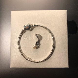 pandora bracelet and Ariel charm