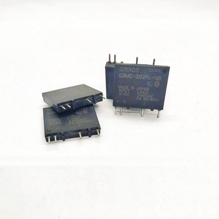 G3MC-202PL-MS 12VDC โซลิสสเตลรีเลย์  อินพุท 12VDC เอาท์พุท 240VAC Load 2A made in JAPAN