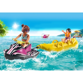 Playmobil 70906 Starter Pack Jet Ski with Banana Boat แอ็คชั่นฟิกเกอร์ สตาร์ทเตอร์ แพ็ค เจ็ทสกีพร้อมบานาน่าโบ๊ท