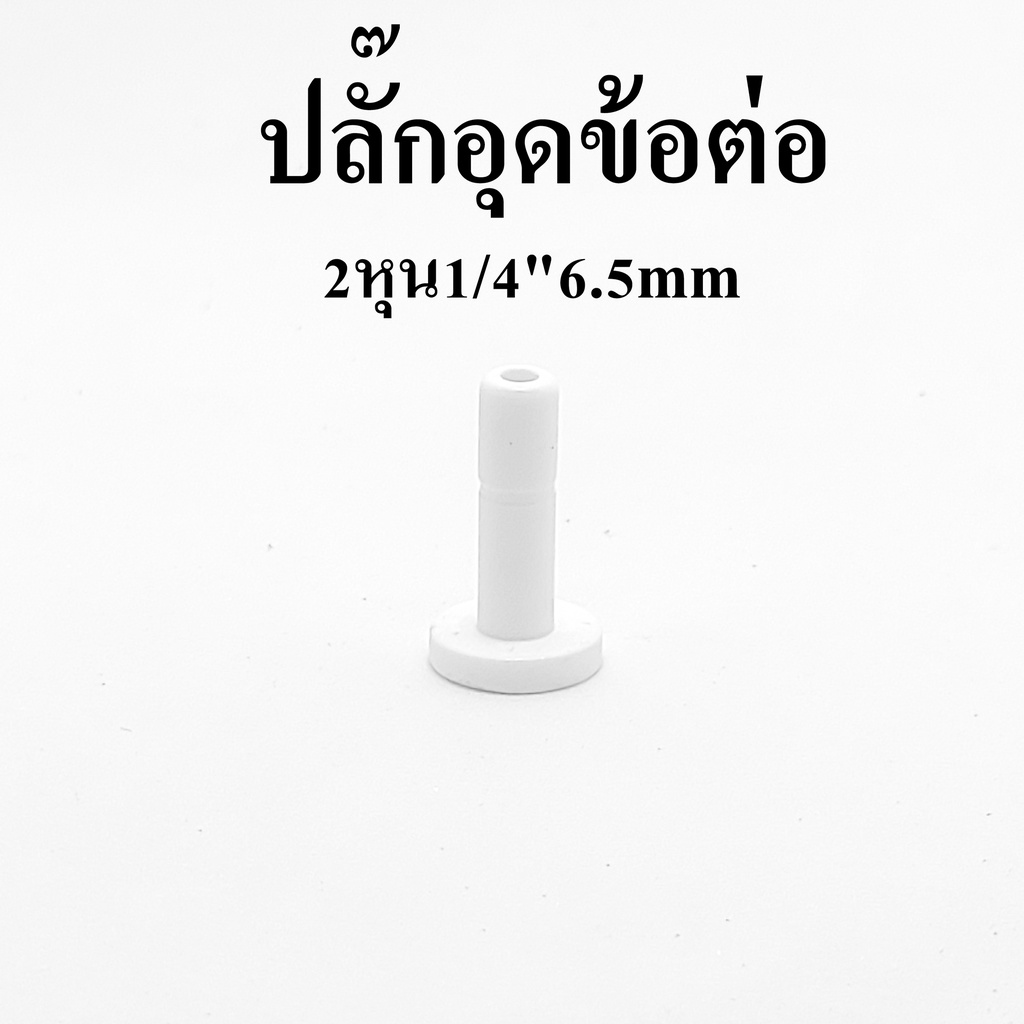 ปลั๊ก จุกปิด สำหรับปิดข้อต่อ ขนาด 2 หุน 1/4'' 6.5 mm  ข้อต่อ อะไหล่เครื่องกรองน้ำ
