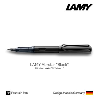 Lamy AL-star "Black" Fountain Pen - ปากกาหมึกซึมลามี่อัลสตาร์ รุ่นสีดำ