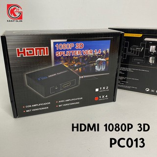 HDMI 1X4 SPLITTER PC013 VER 1.4 PC013