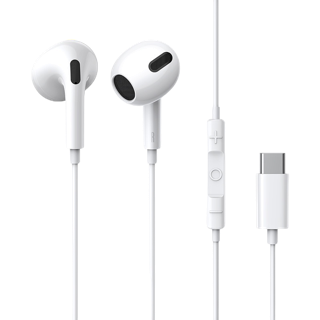 Baseus หูฟัง แบบมีสาย Type-C lateral in-ear พร้อมไมค์ เหมาะสำหรับ หัวเว่ย Mate 40 Samsung S21 3.5 มม.