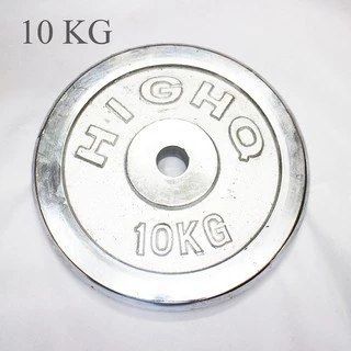 แผ่นน้ำหนัก เล่นกล้าม ความทนทานสูง แผ่นละ 10 Kg.