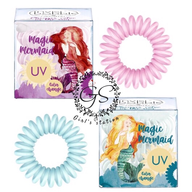 ยางรัดผมเปลี่ยนสีได้ ของแท้ % Invisibobble #พร้อมส่ง รุ่น Magic Mermaid