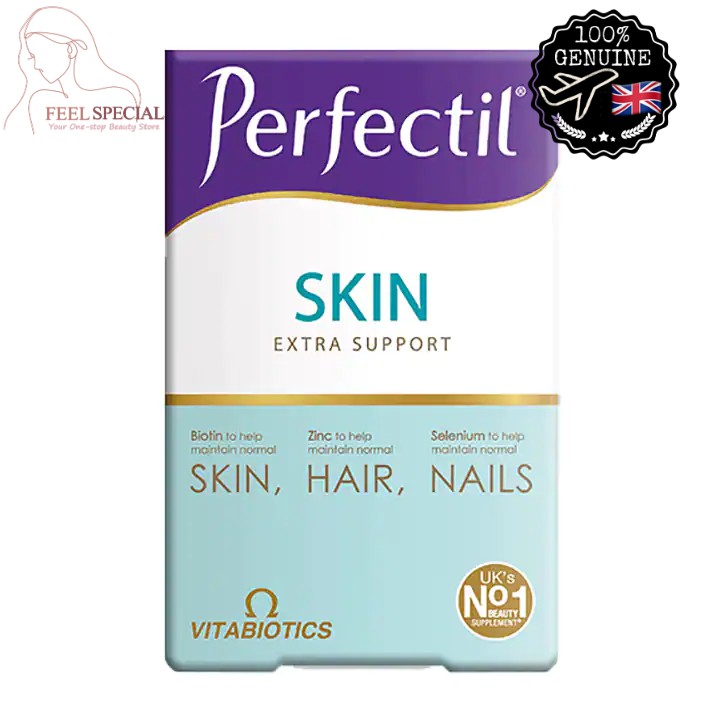 ️ Uk VVITABIOTICS Perfectil Plus Skin Extra Support (56 เม็ด)