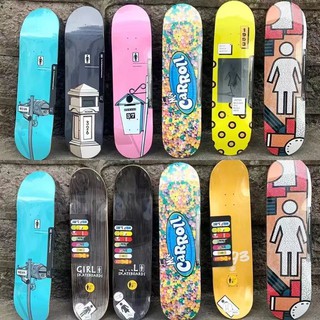 NEW GIRL SKATEBOARD DECK SEND FREE GRIPTAPE OS780 BLACK กระดานสเกตบอร์ด Girl skateboard DECK ขนาด 8.0 /7.75 นิ้ว