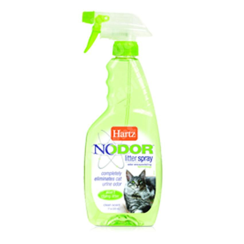 Hartz Nodor Litter Spray Completely Eliminates Cat Urine Odor Clean Scent 502ml สเปรย์ดับกลิ่น กระบะ