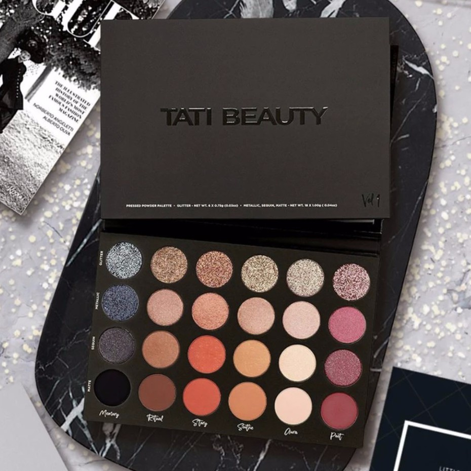 พร้อมส่ง TATI BEAUTY Textured Neutrals Vol 1 Eyeshadow Palette