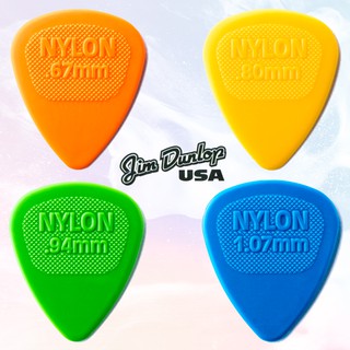 ปิ๊กกีตาร์ JIM DUNLOP NYLON MIDI PICK