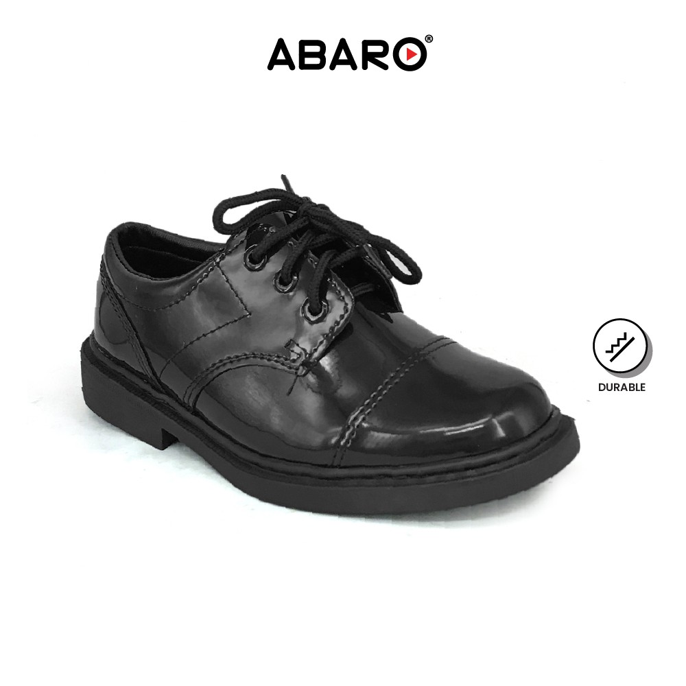 ABARO หนัง PU CD-52532 รองเท้าเด็กอย่างเป็นทางการ/Kasut Kulit Budak/Kasut Kawat/Kasut Kelat Potong/K
