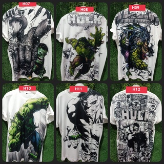 เสื้อยืด ลาย HULK series 07-12 BANGKOK ขนาดใหญ่ XL XXL XXXL