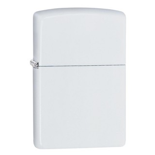 Zippo ไฟแช็กรุ่น 214 Classic White Matte ของแท้ รับประกันตลอดชีวิต นำเข้าและจำหน่ายโดยตัวแทนจำหน่าย