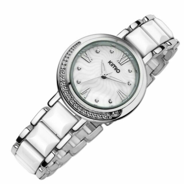 Kimio นาฬิกาข้อมือผู้หญิง K496L (สีขาว)