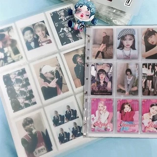 A4 Photocard Binder 9 Pocket Sleeves Polaroid KPOP Lomo Card Game Trading Card Holder อัลบั้มขนาดใหญ่