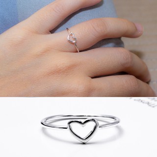 [โปร! รับฟรีแหวนเพชรเงินแท้] SNOWY MINIMAL แหวนเงินแท้ 925 Silver Jewelry แหวนมินิมอล รุ่น RS3071