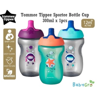 Tommee Tippee Sportee ขวดน้ํา ไม่หก ขนาด 10 ออนซ์ / 300 มล. 12 ม. +