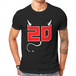 เสื้อยืดผ้าฝ้ายพิมพ์ลายขายดี Fabio Quartararo เสื้อยืดคอกลม ลาย Power Racing El Diablo 20 4xl