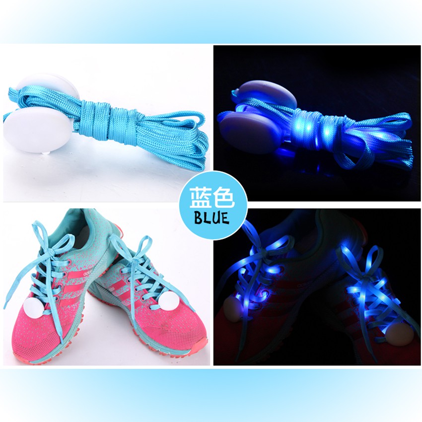 LM-เชือกรองเท้า LED ไฟ 3 ระดับ 120cm (1คู่)