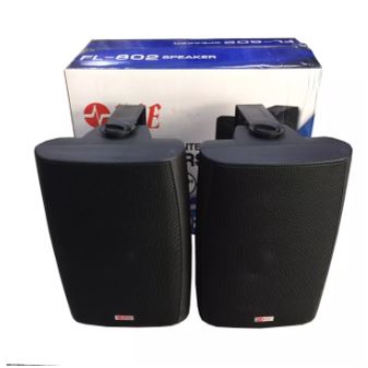 ฟรีค่าส่ง NPE FL-802 (สีดำ) ลำโพงติดผนังพร้อมขาแขวน ขนาด 8 นิ้ว (ราคา/คู่) FL 802 FL802