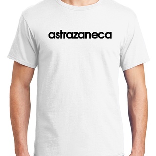 เสื้อสีขาว - Covid-19AstrazanecaPfizerSinovacเสื้อยืดผู้ชายฉีดวัคซีนผ้าฝ้าย