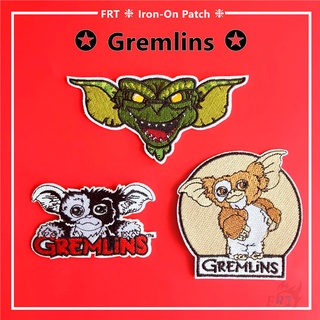 ☸ Gremlins - แผ่นแพทช์เหล็ก ลายภาพยนตร์คลาสสิก ☸ แผ่นแพทช์รีดติดเสื้อ DIY 1 ชิ้น