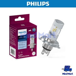 หลอดไฟรถมอเตอร์ไซค์ LED PHILIPS HS1 UEM 12V 6W PX43T-38 X1