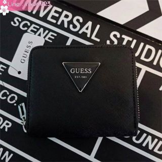 GUESS FACTORY WOMENS ZIP AROUND SHORT WALLET ของแท้  ราคาถูก