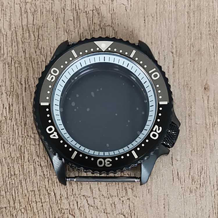 เคสนาฬิกาข้อมือ PVD สเตนเลส สีดํา อุปกรณ์เสริม แบบเปลี่ยน สําหรับ NH35 36 Movement