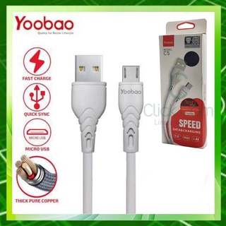 สายชาร์จ Yoobao Cable Charge Micro USB รุ่น C5 รองรับการชาร์จแบบ 2.1A