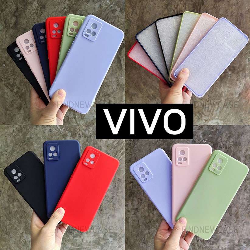 เคส a7🔥ส่งเร็ว🔥 เคส VIVO Y20 Y20s Y12s V20pro เคสนิ่ม เคสสี หุ้มขอบ สี พาสเทล สีพาสเทล V20 pro เคสvi
