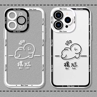 เคสโทรศัพท์ซิลิโคน TPU ใส แบบนิ่ม กันกระแทก สําหรับ IPhone 14 13 12 Mini Pro Max 11 XS XR X 8 7 6S Plus