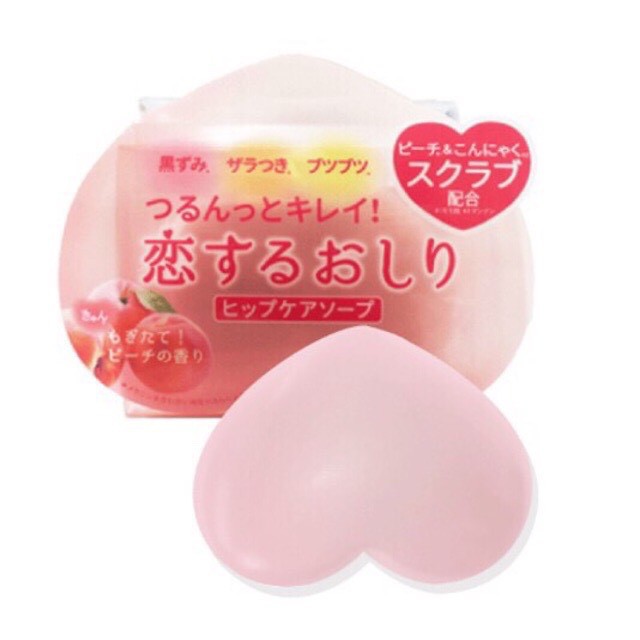 Pelican Pelican Hip Care Scrub Soap สบู่พีชจากญี่ปุ่น สำหรับขัดก้น