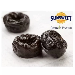 Sunsweet Prune ซันสวีท ลูกพรุนไร้เมล็ด เกรดพิเศษ สูตรหวานน้อย กระปุกสีเหลือง ขนาด 454 กรัม ( โกดังขนมนำเข้าราคาถูก )