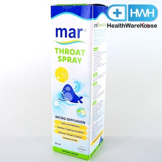 Mar Throat Spray Micro-Diffusion 50 mL มาร์ โทรต สเปรย์สำหรับช่องปากและลำคอ