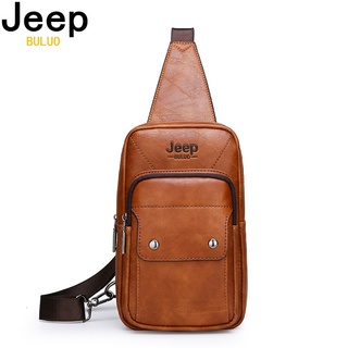 Jeep BULUO ใหม่ กระเป๋าถือ กระเป๋าสะพายไหล่ สะพายข้าง แบบหนัง แฟชั่นสําหรับผู้ชาย วัยรุ่น นักเรียน